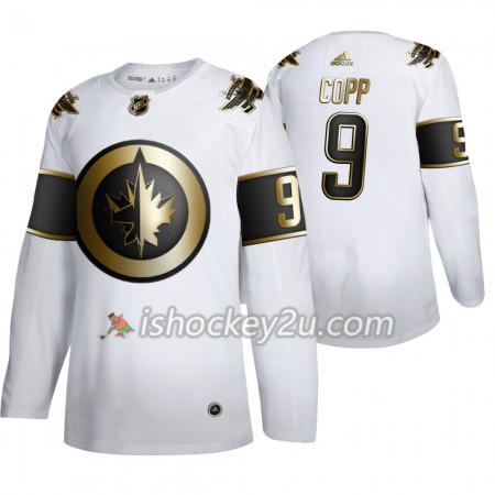 Mænd NHL Winnipeg Jets Trøje Andrew Copp 9 Adidas 2019-20 Golden Edition Hvid Authentic Mænd NHL Winnipeg Jets Trøje Andrew Copp 9 Adidas 2019-20 Golden Edition Hvid Authentic
